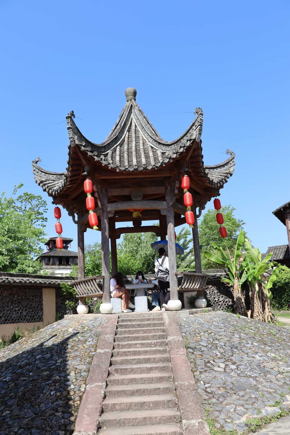 守拙园传统中式凉亭