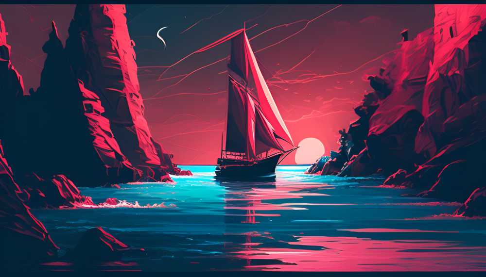桃红色船只背景