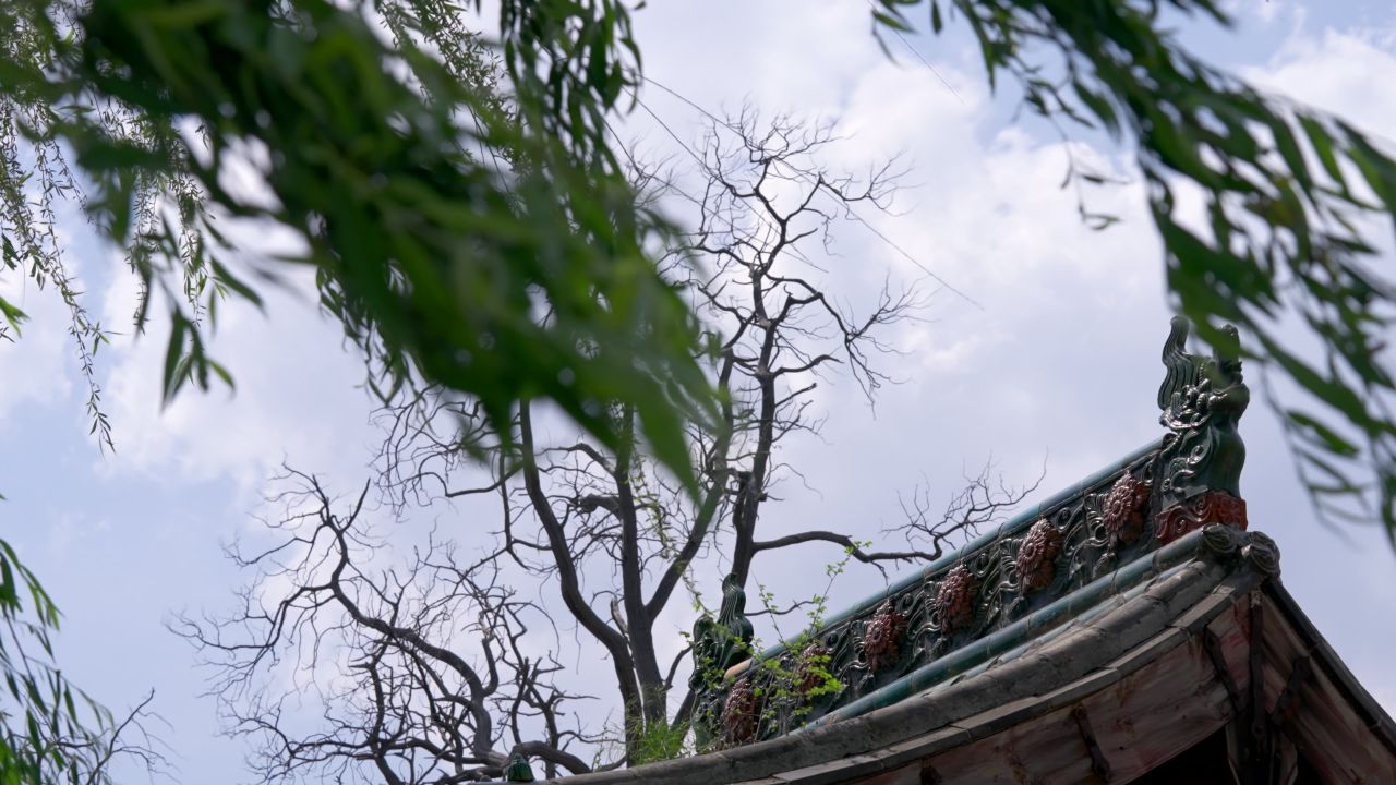 山西晋中灵石县王家大院建筑风光