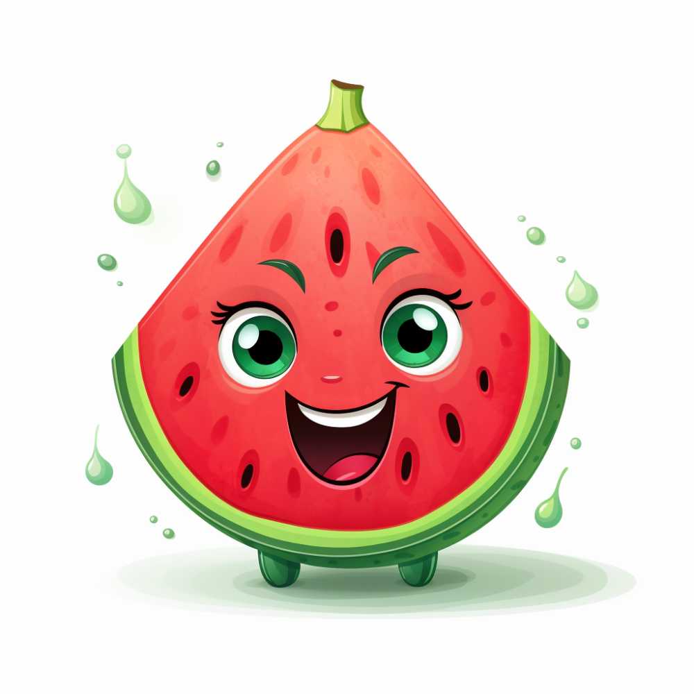 夏季的西瓜元素