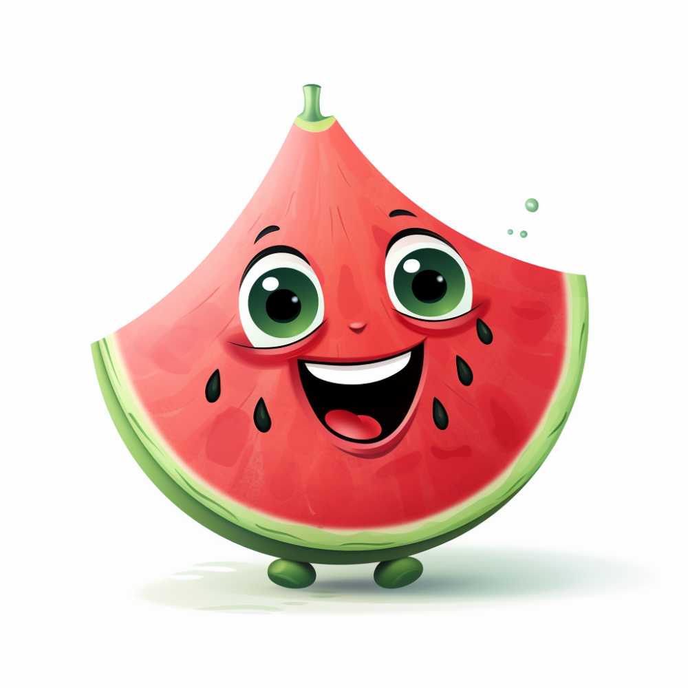 夏季的西瓜元素