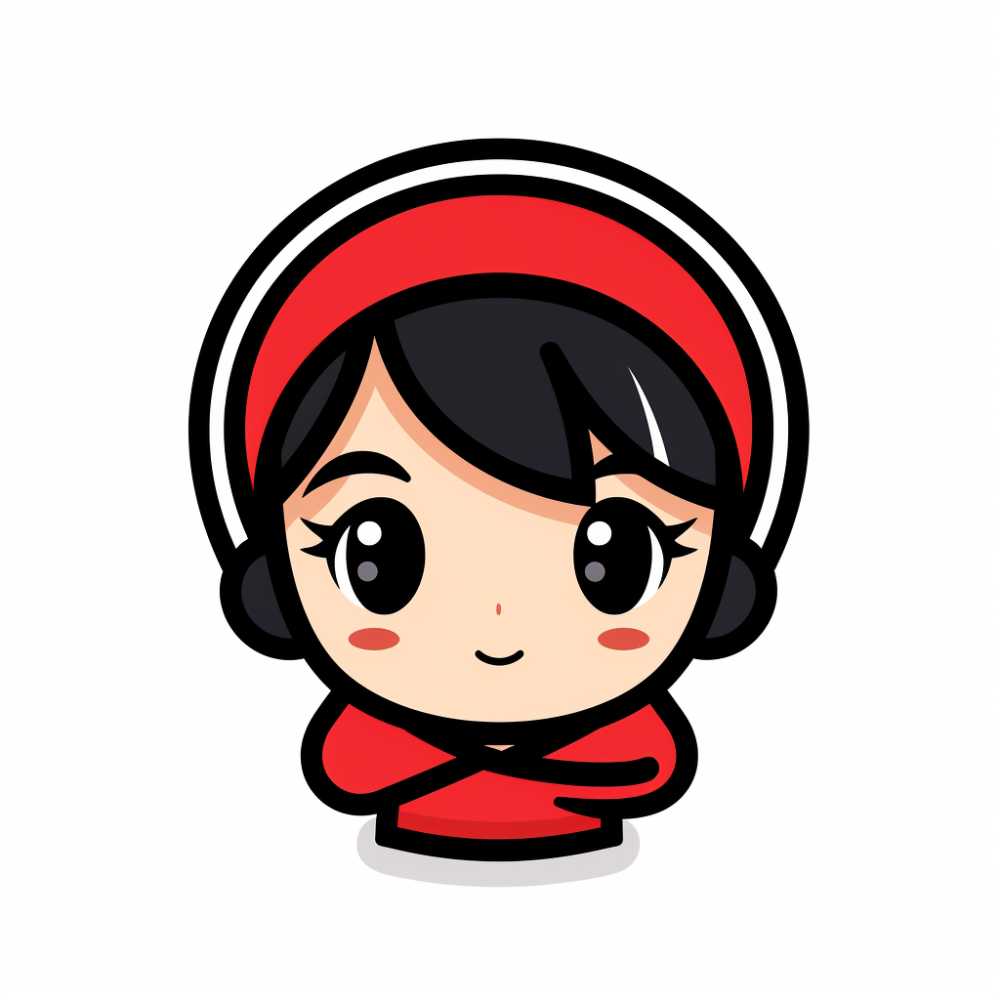 人都女孩标志元素