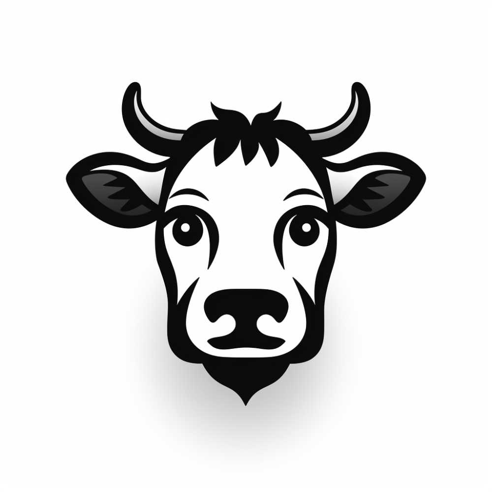 牛头线稿图标元素
