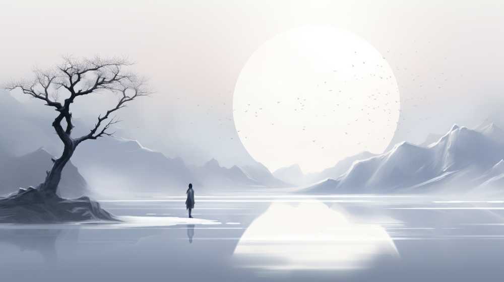 艺术浅白色唯美背景图99
