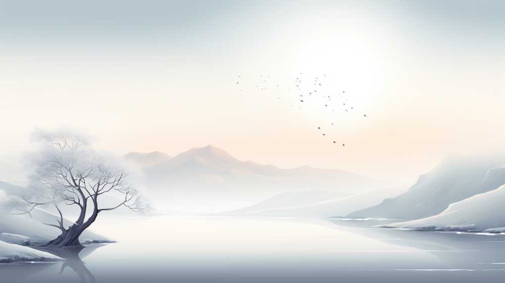 艺术浅白色唯美背景图99