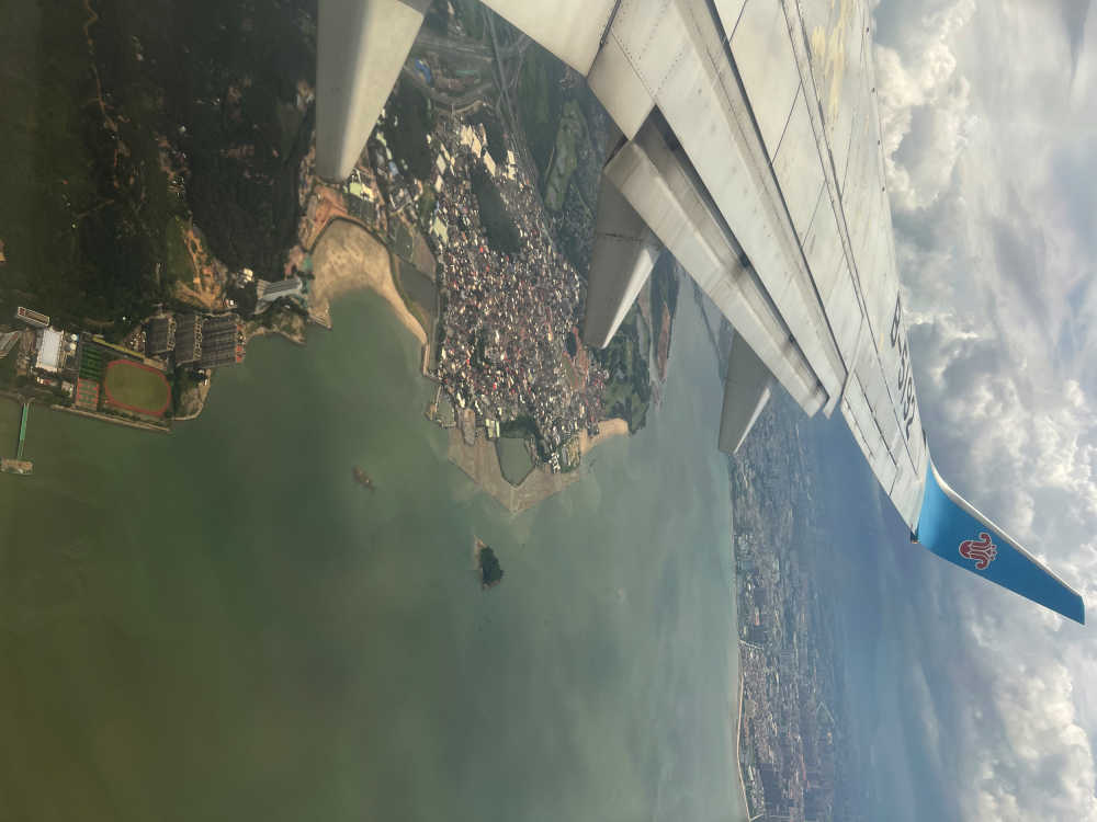 厦门上空