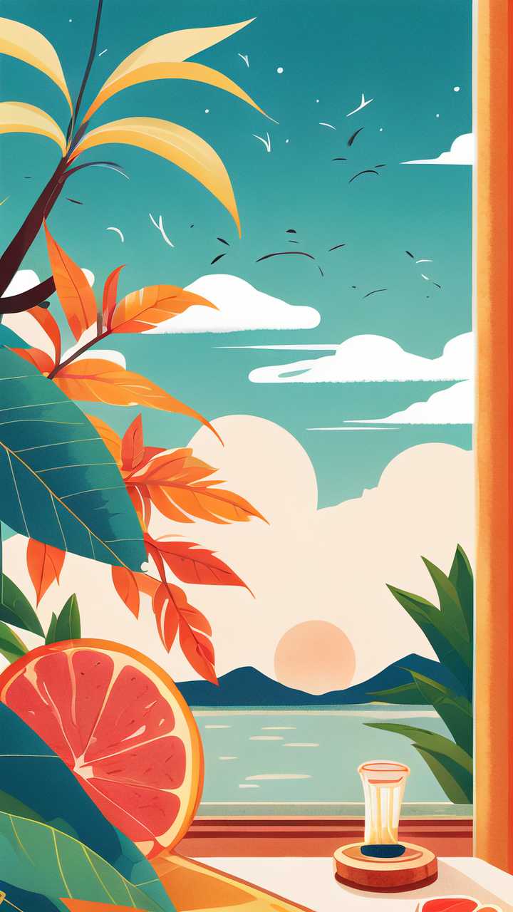 插画手绘夏季