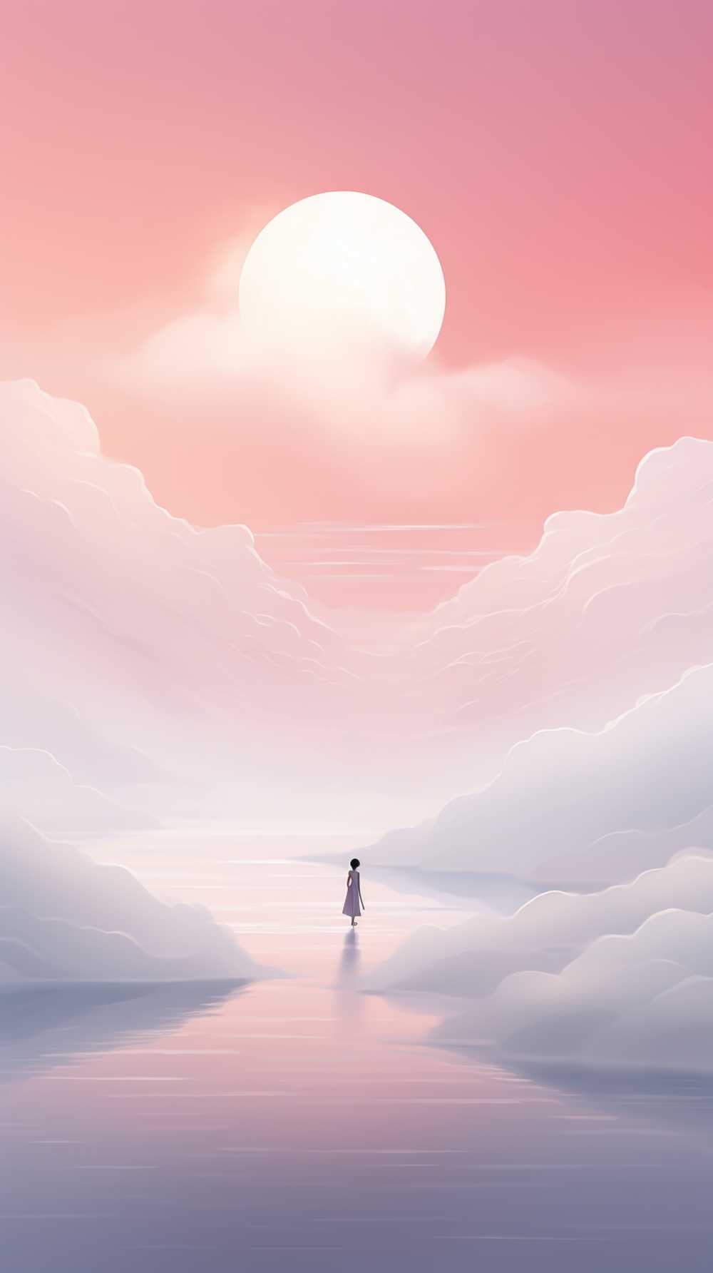 唯美浅白色背景图
