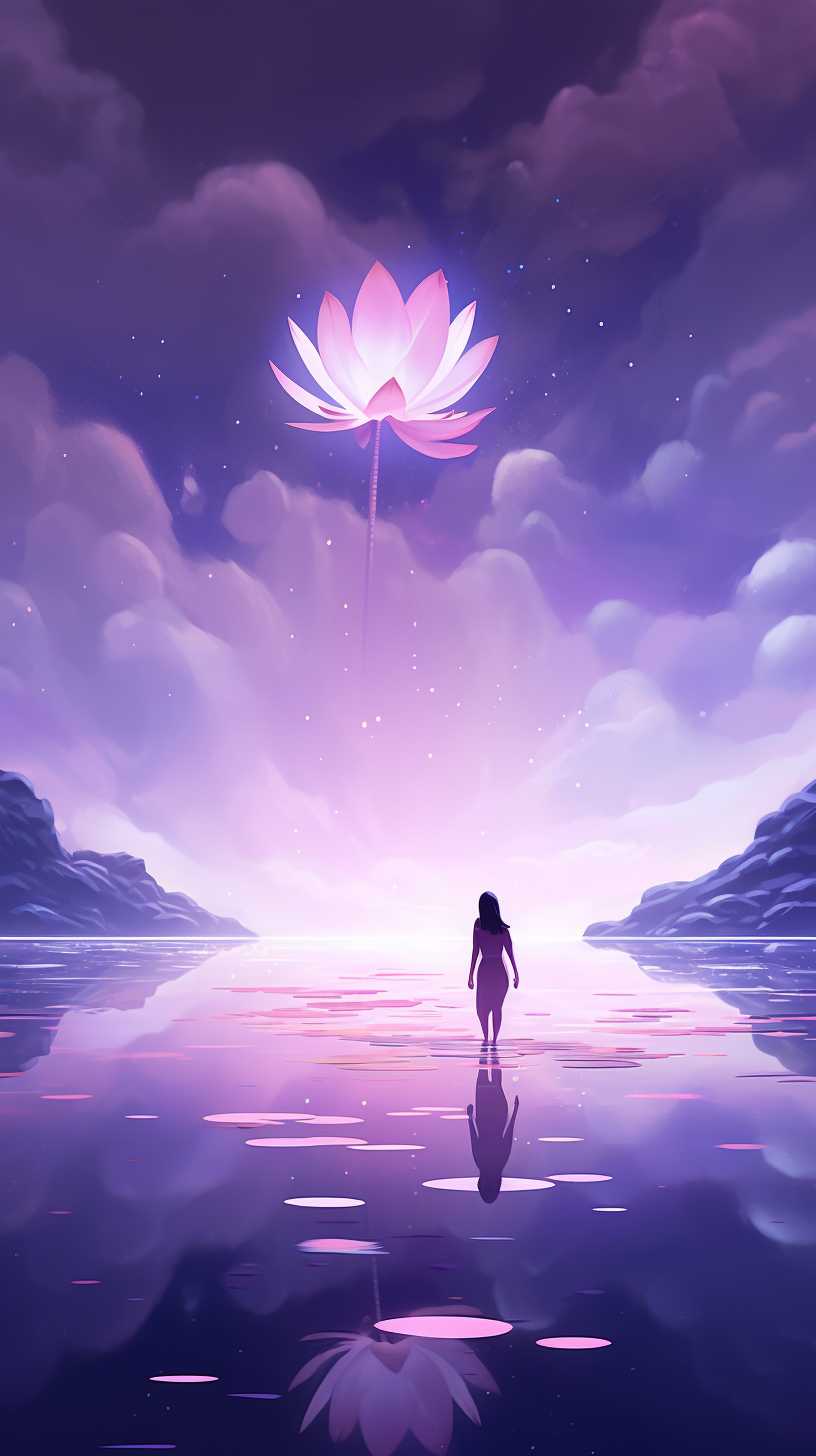 紫色艺术唯美背景