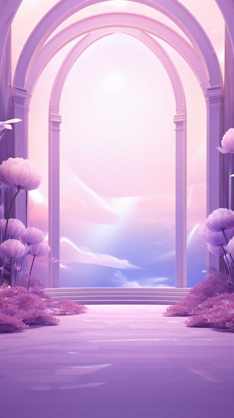 紫色唯美背景图