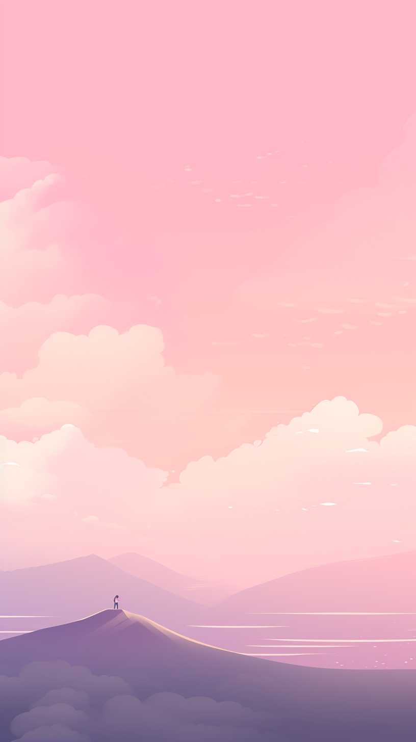 粉色艺术背景