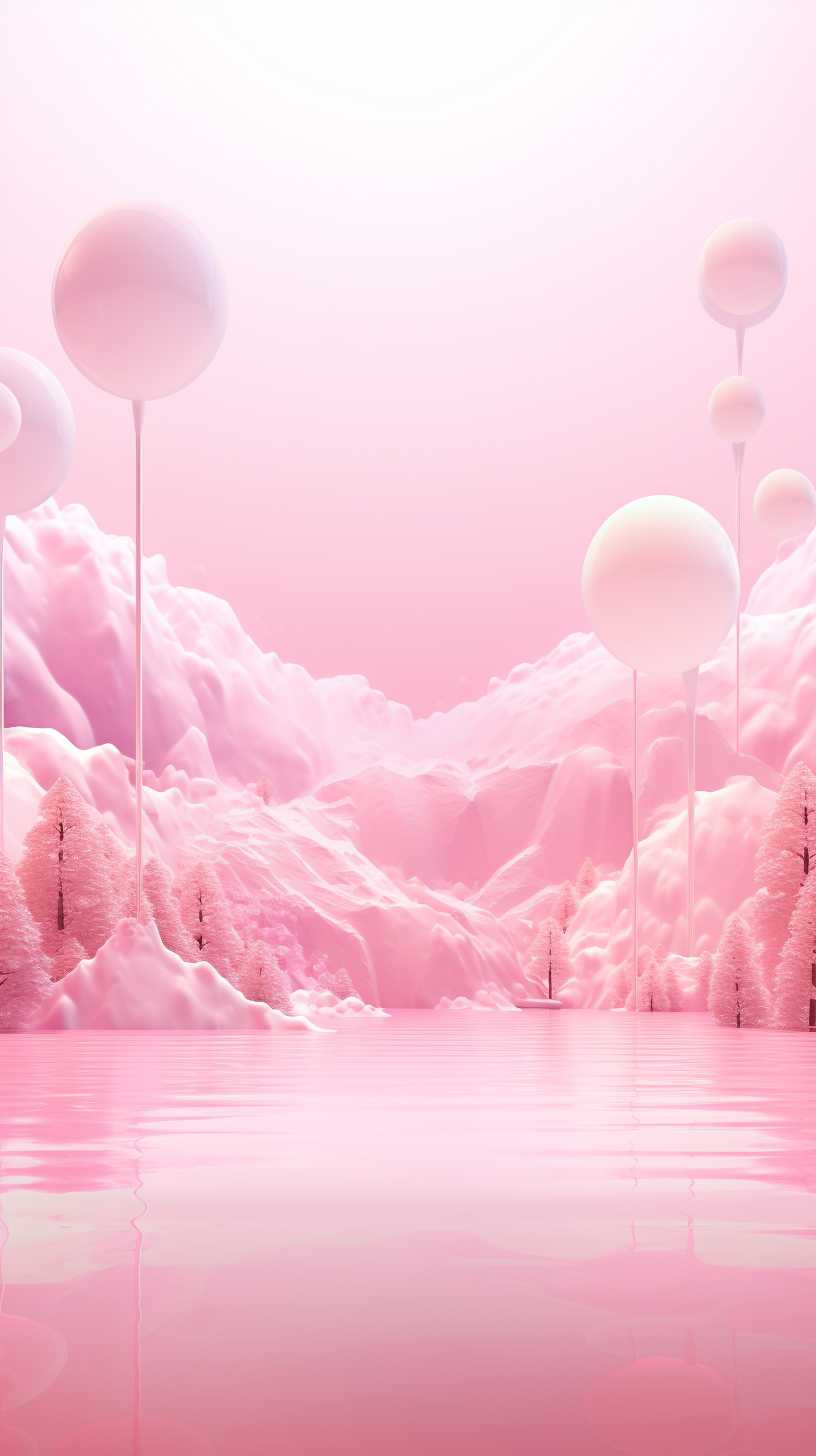 粉色艺术背景