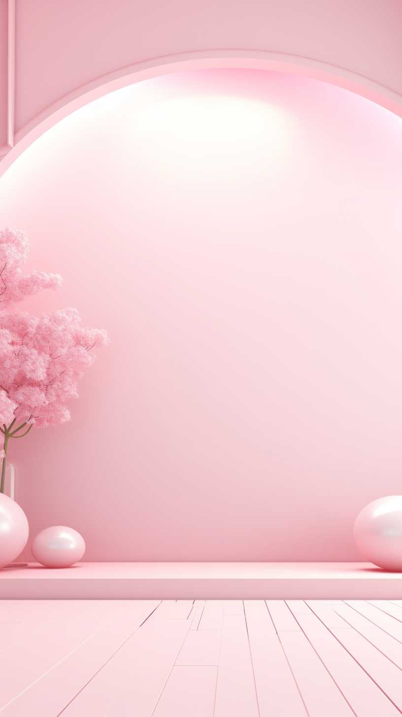 粉色艺术图