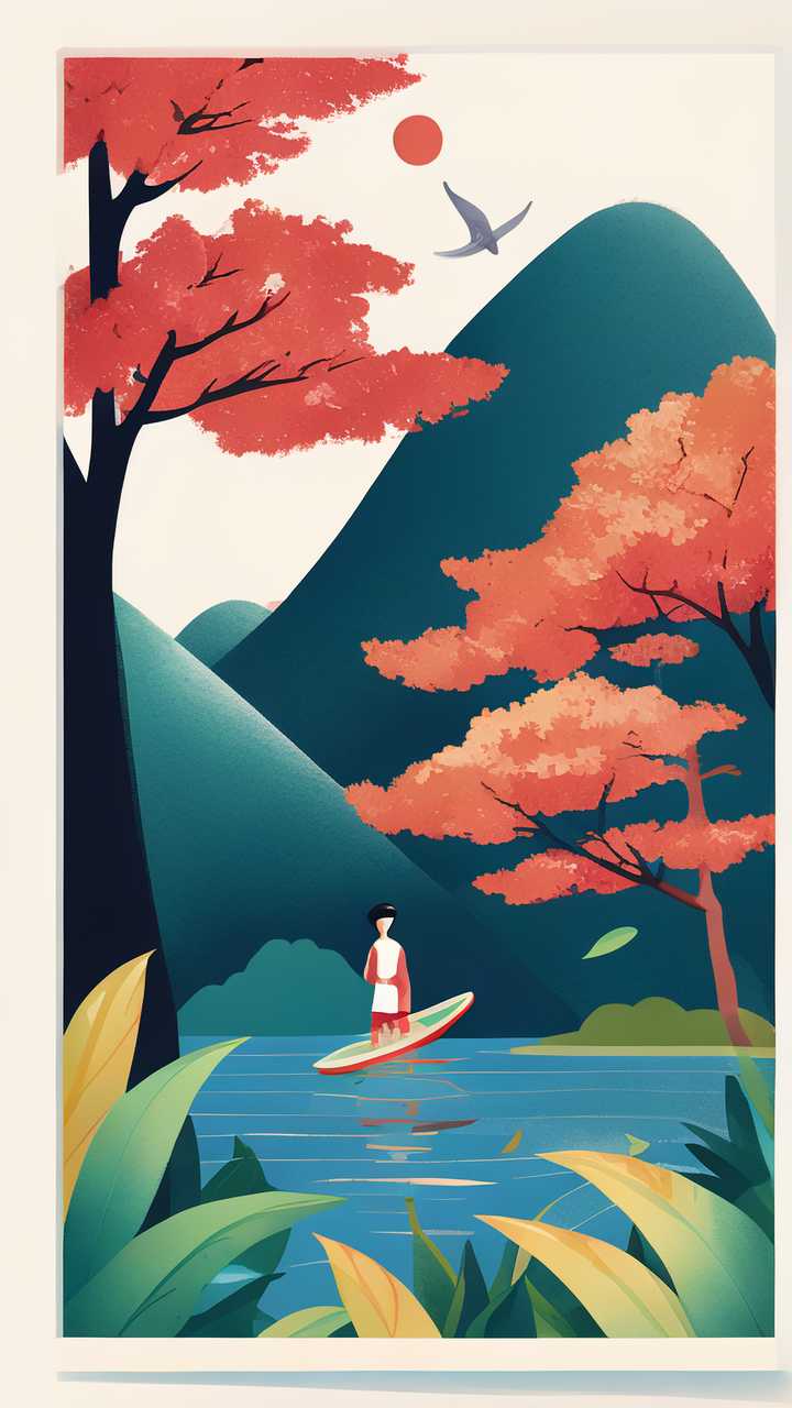 夏季插画小暑