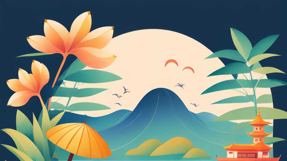 夏季插画小暑