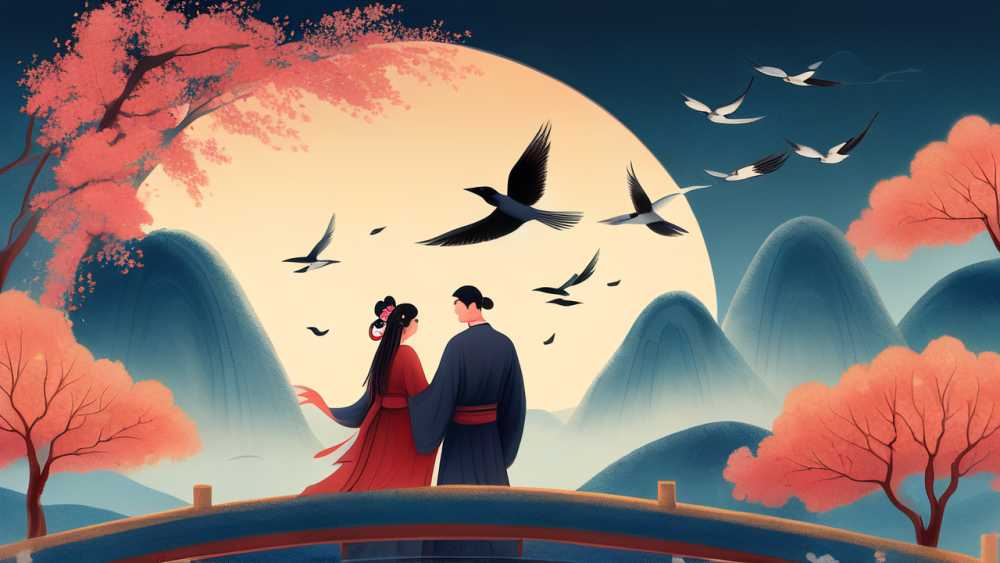 国潮七夕情侣