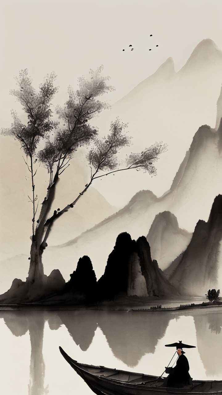山水画插画