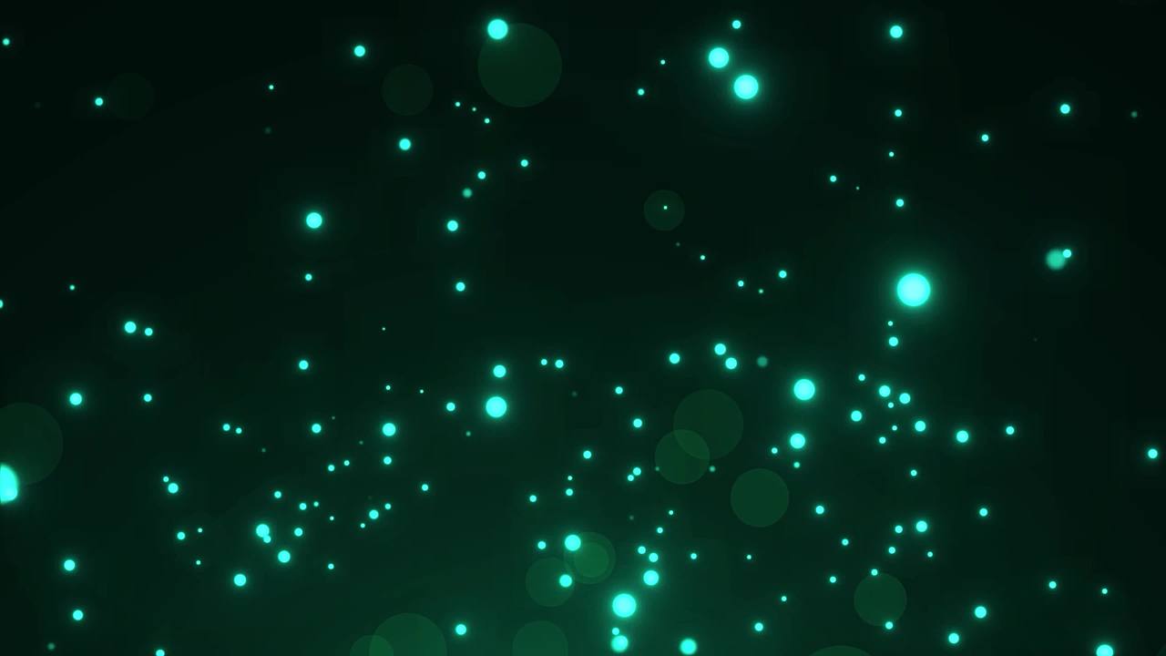 发光粒子 萤光 舞台科技背景 金色粒子