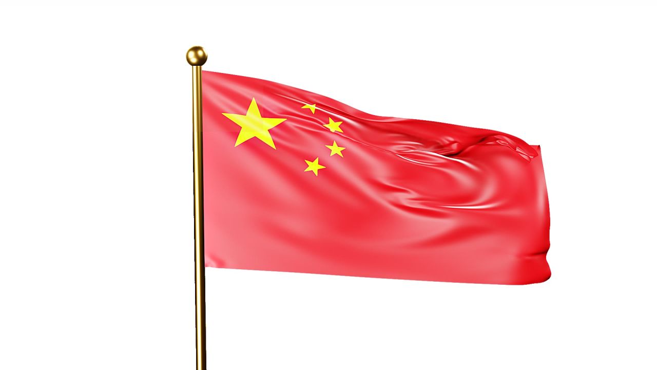 红旗 布绸绸子 红绸 绸缎 红绸子 红色 飘动 中国红 红动