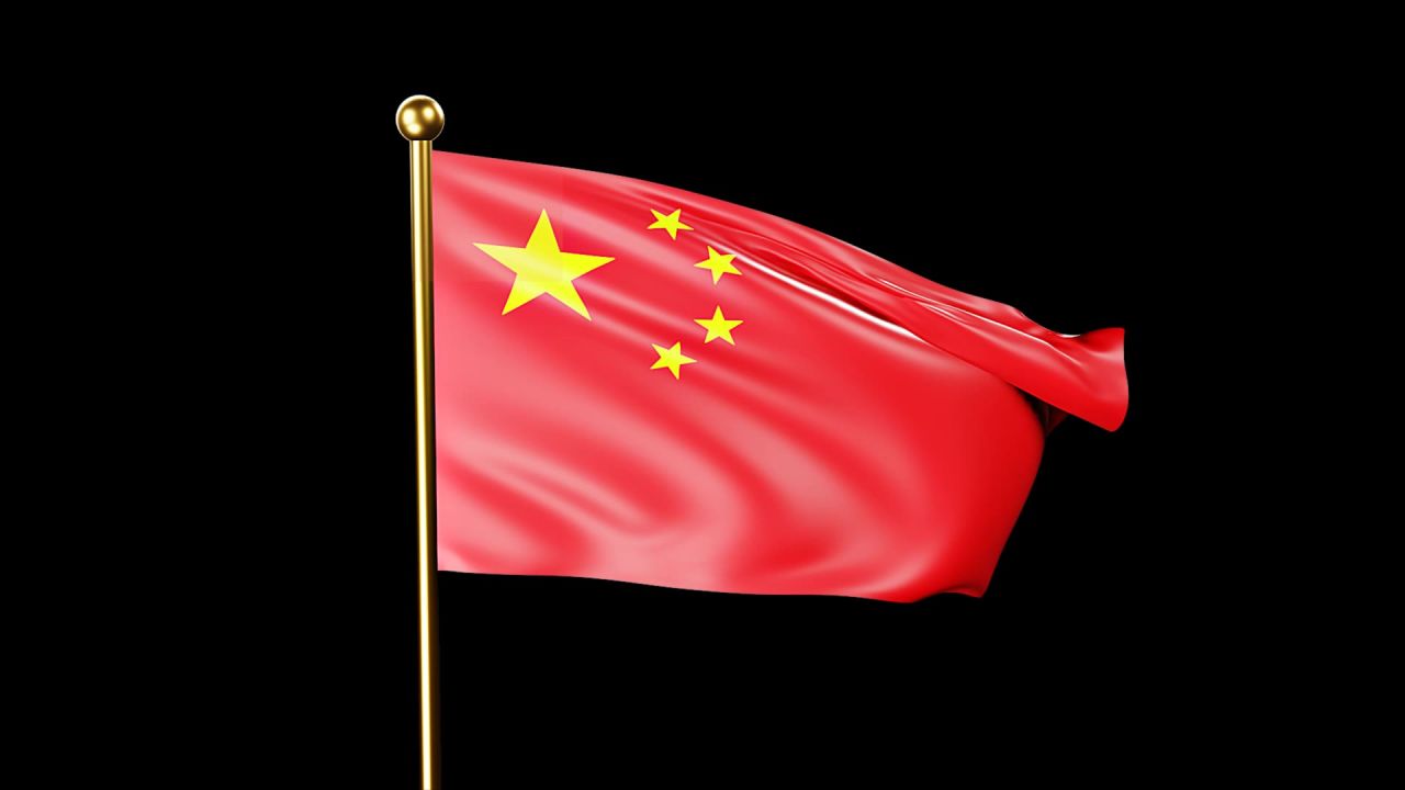 红旗 布绸绸子 红绸 绸缎 红绸子 红色 飘动 中国红 红动