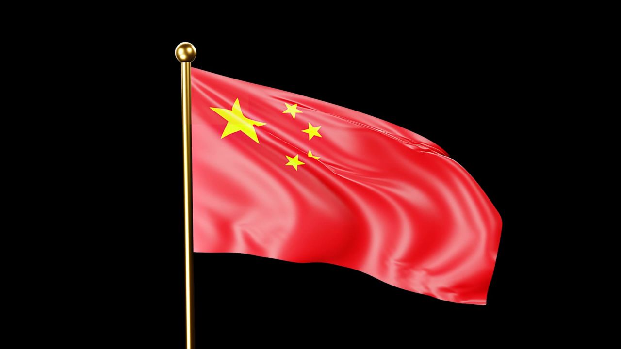 红旗 布绸绸子 红绸 绸缎 红绸子 红色 飘动 中国红 红动