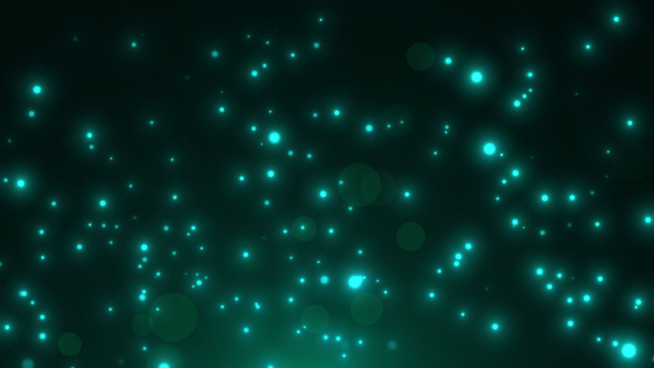 发光粒子 萤光 精灵 舞台科技背景 金色 星星 闪烁