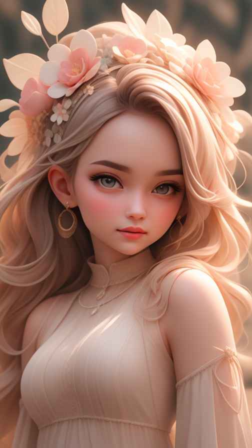 可爱治愈女孩