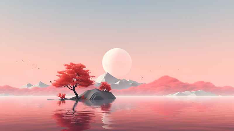 唯美艺术背景大自然