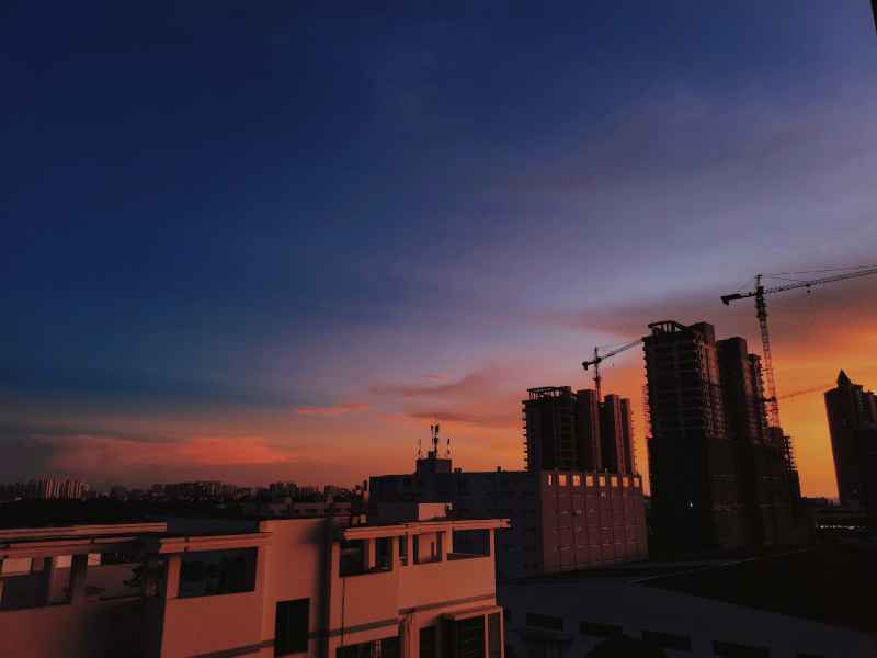 夏夜的傍晚