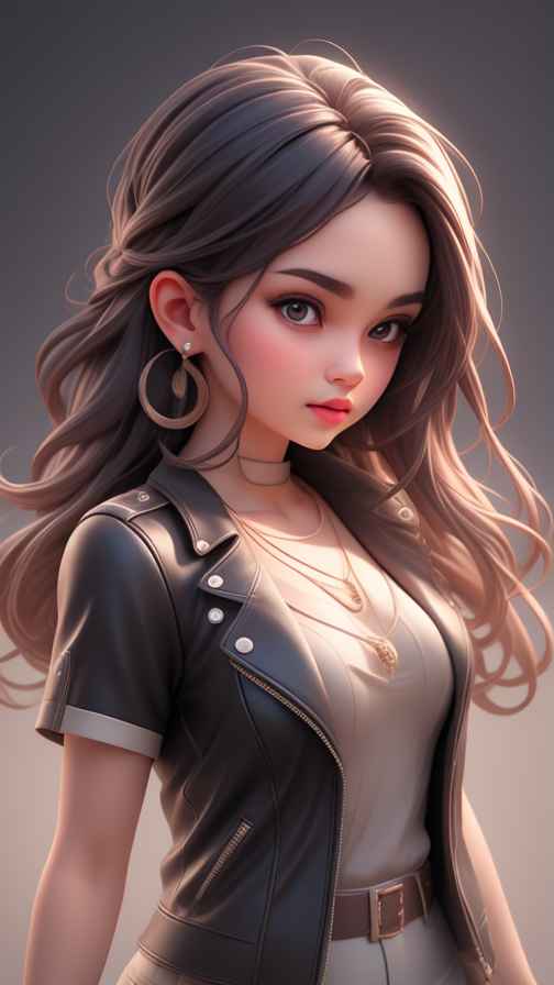 穿牛仔的女孩