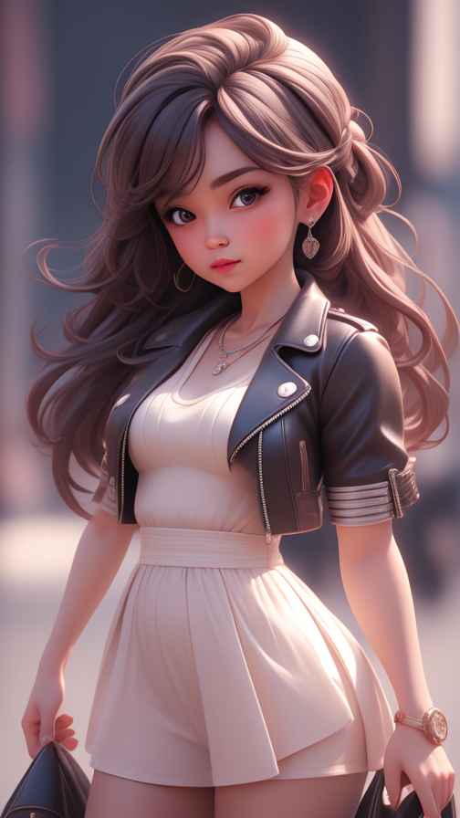 穿牛仔的女孩