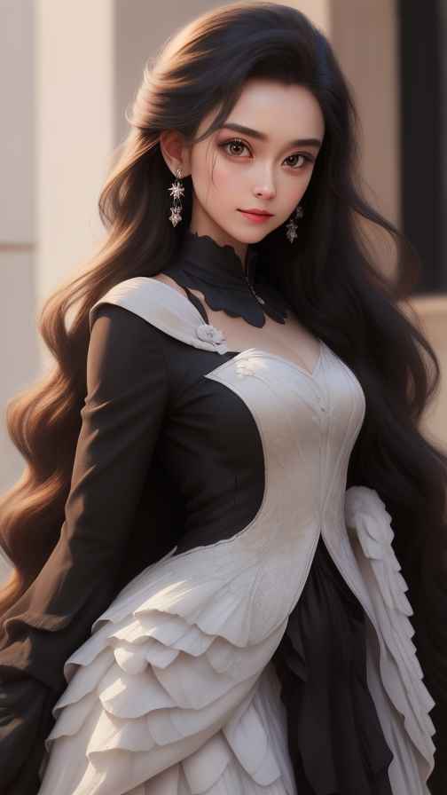 美女身材好看穿什么都好看
