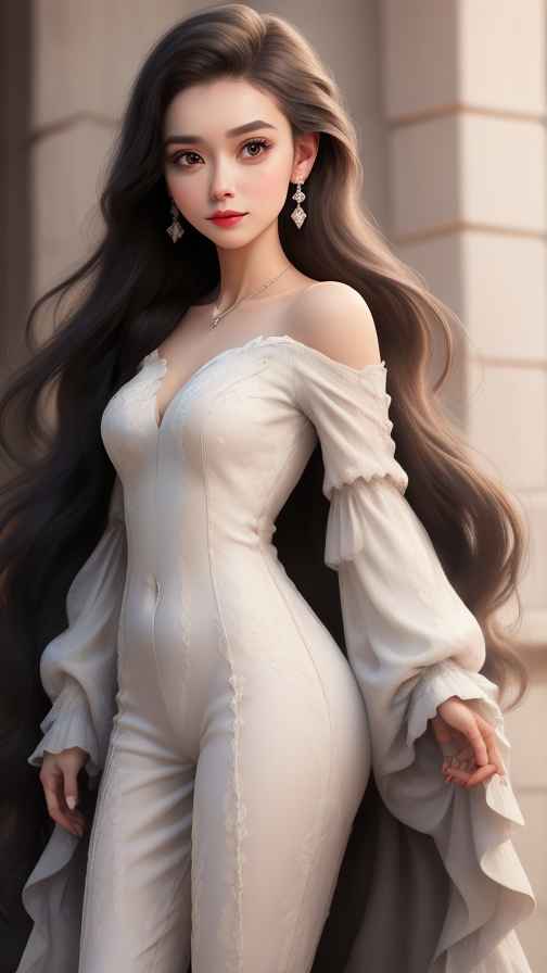 美女身材好看穿什么都好看