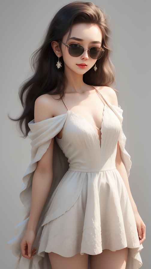 美女身材好看穿什么都好看