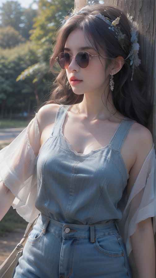 吊带衫女孩