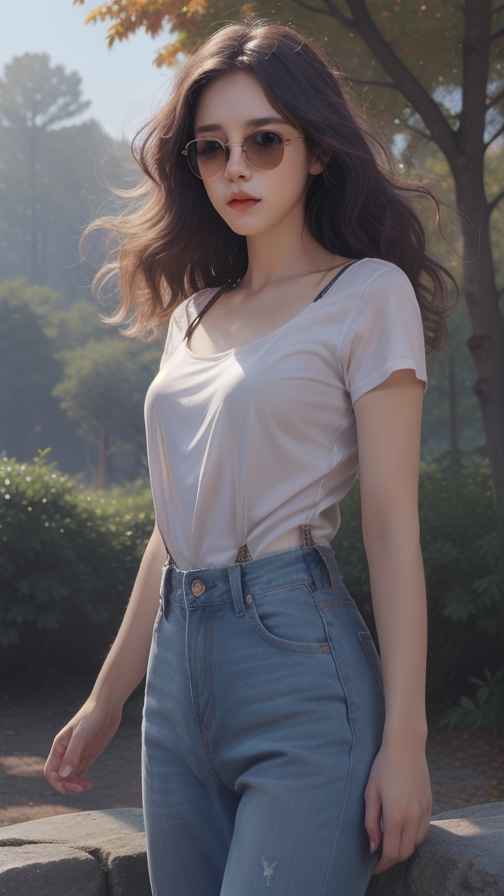 吊带衫女孩