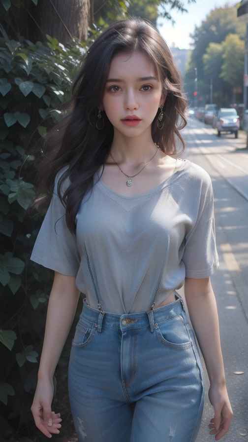 吊带衫女孩