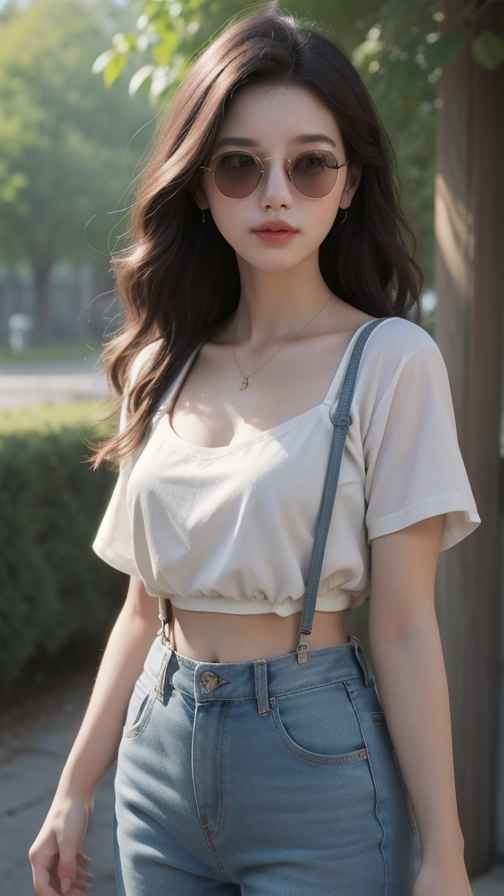 吊带衫女孩