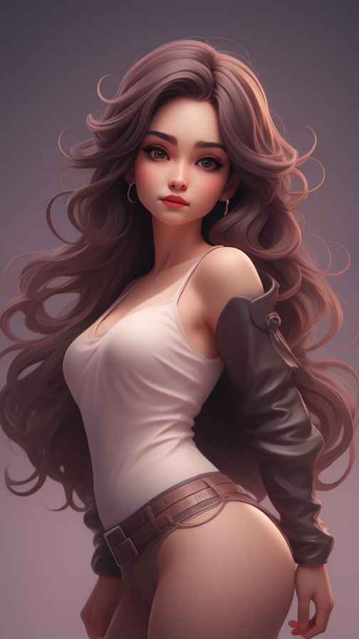 高级感女孩皮衣系列