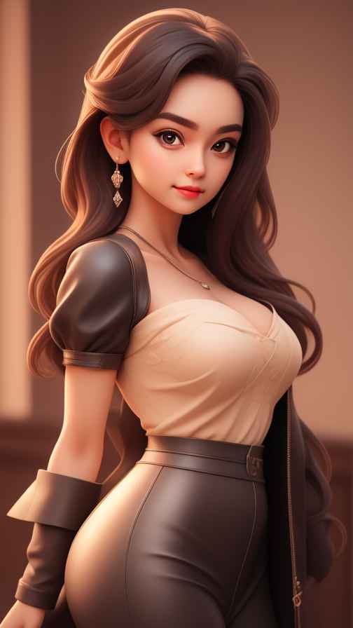 高级感女孩皮衣系列
