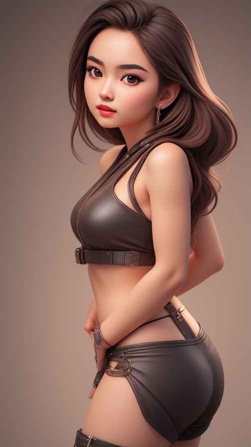 美少女皮衣系列