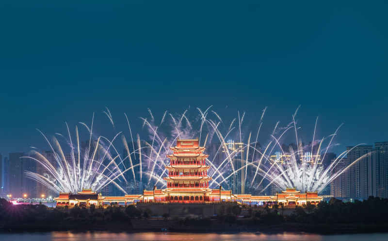 万楼焰火