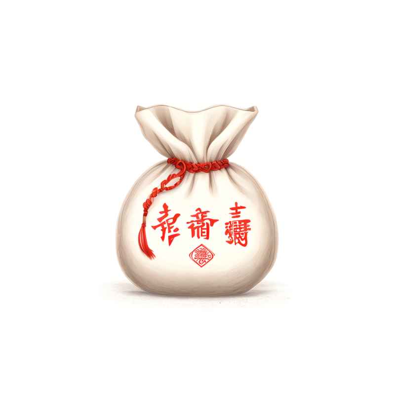 福袋可爱国风文化设计
