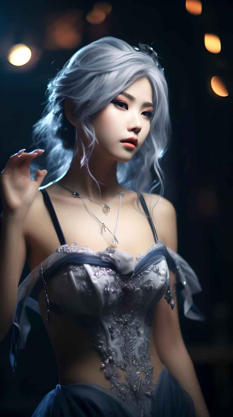 电影感特写美女 17