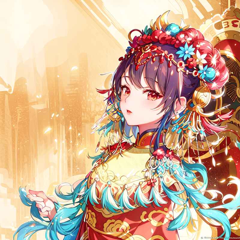 精致服装女孩人物插画设计