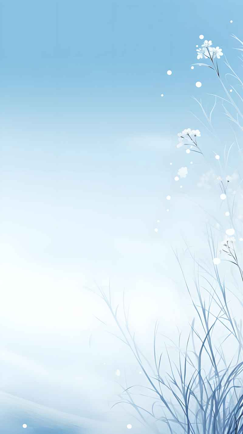 冬季冬天雪景唯美背景 37