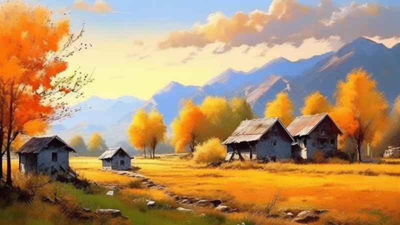 秋季治愈风景田园 33