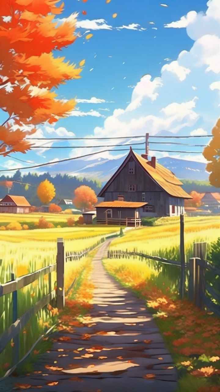秋季治愈风景田园 55