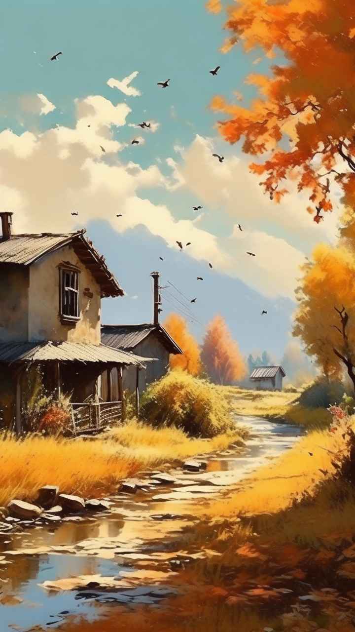 秋季治愈风景田园 120