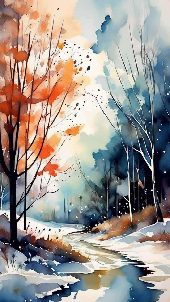 印象派抽象插画 5